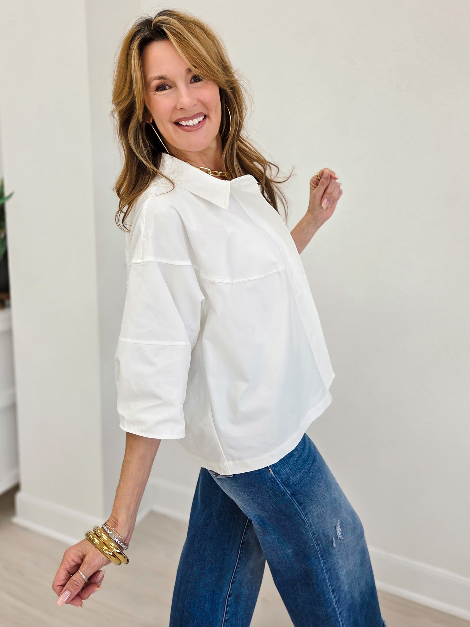 Oversized Silhouette Top