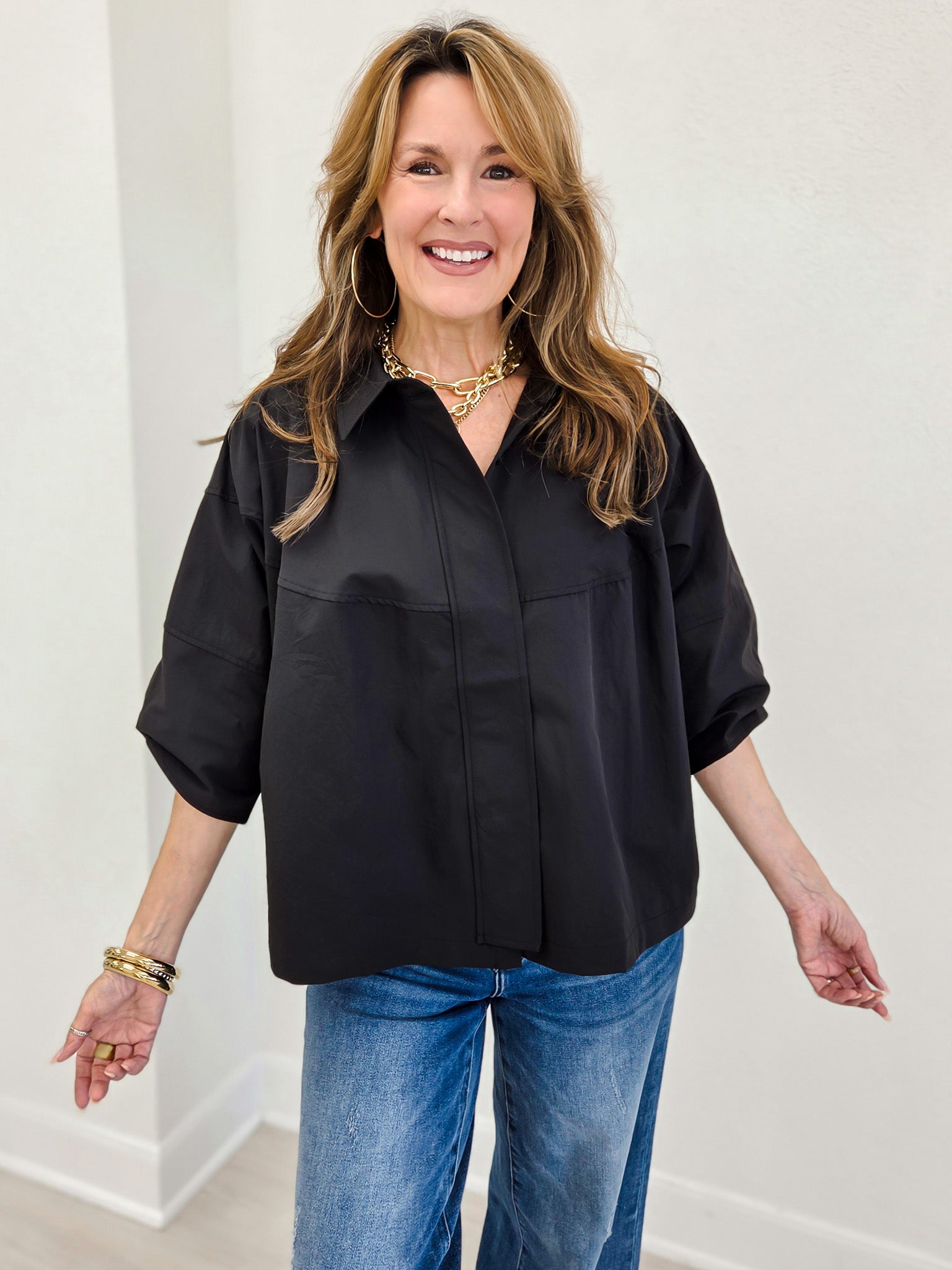 Oversized Silhouette Top