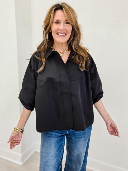 Oversized Silhouette Top