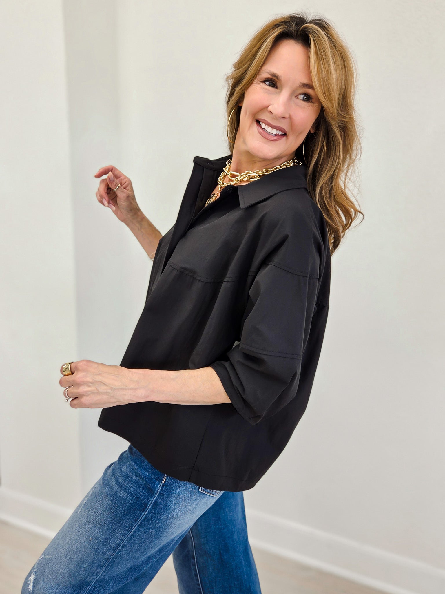 Oversized Silhouette Top