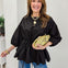 Brielle Cotton Drawstring Blouse