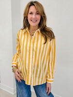 Yellow/Ivory Stripe
