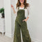 Corduroy Mineral Washed Wide Leg Overall