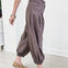 Pull On Strip Wide Leg Pants