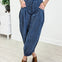 Pull On Strip Wide Leg Pants