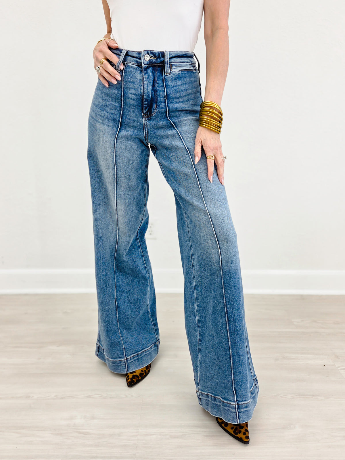 Judy Blue LIZA High Waisted Pallazzo Jean