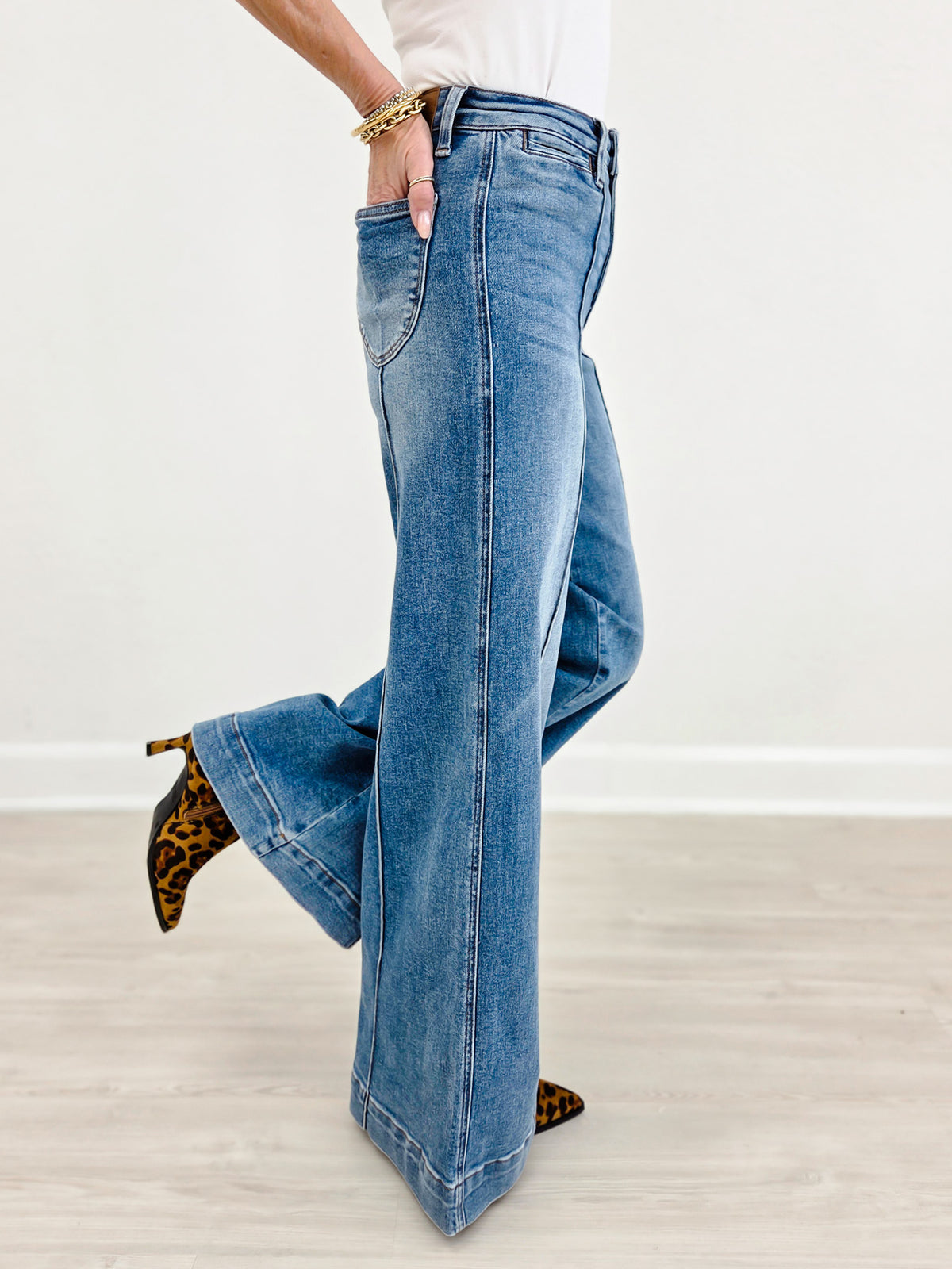 Judy Blue LIZA High Waisted Pallazzo Jean