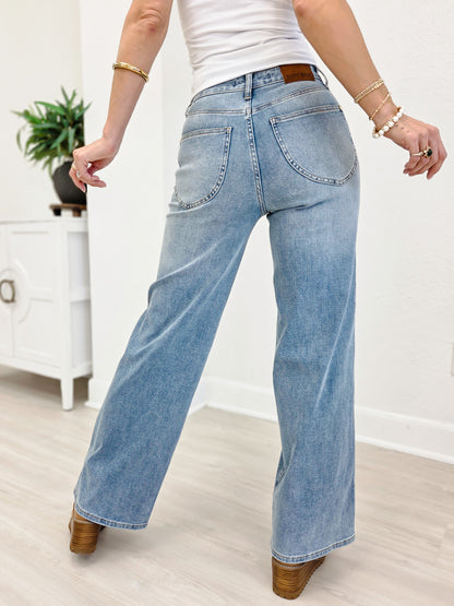 Judy Blue ANGELINA High Waisted Jean With Gold Horse Bit Detail