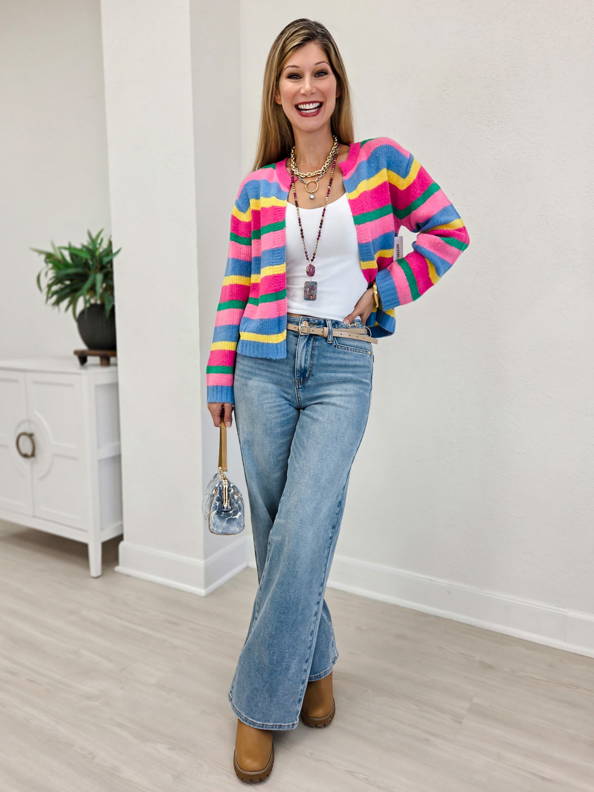 Judy Blue ANGELINA High Waisted Jean With Gold Horse Bit Detail