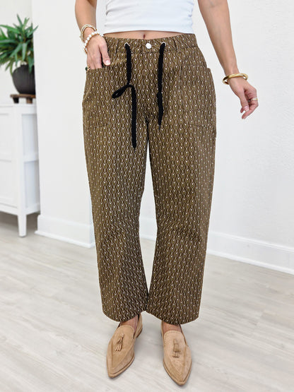 Medallion Print Pants