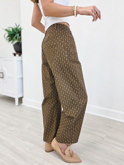 Medallion Print Pants