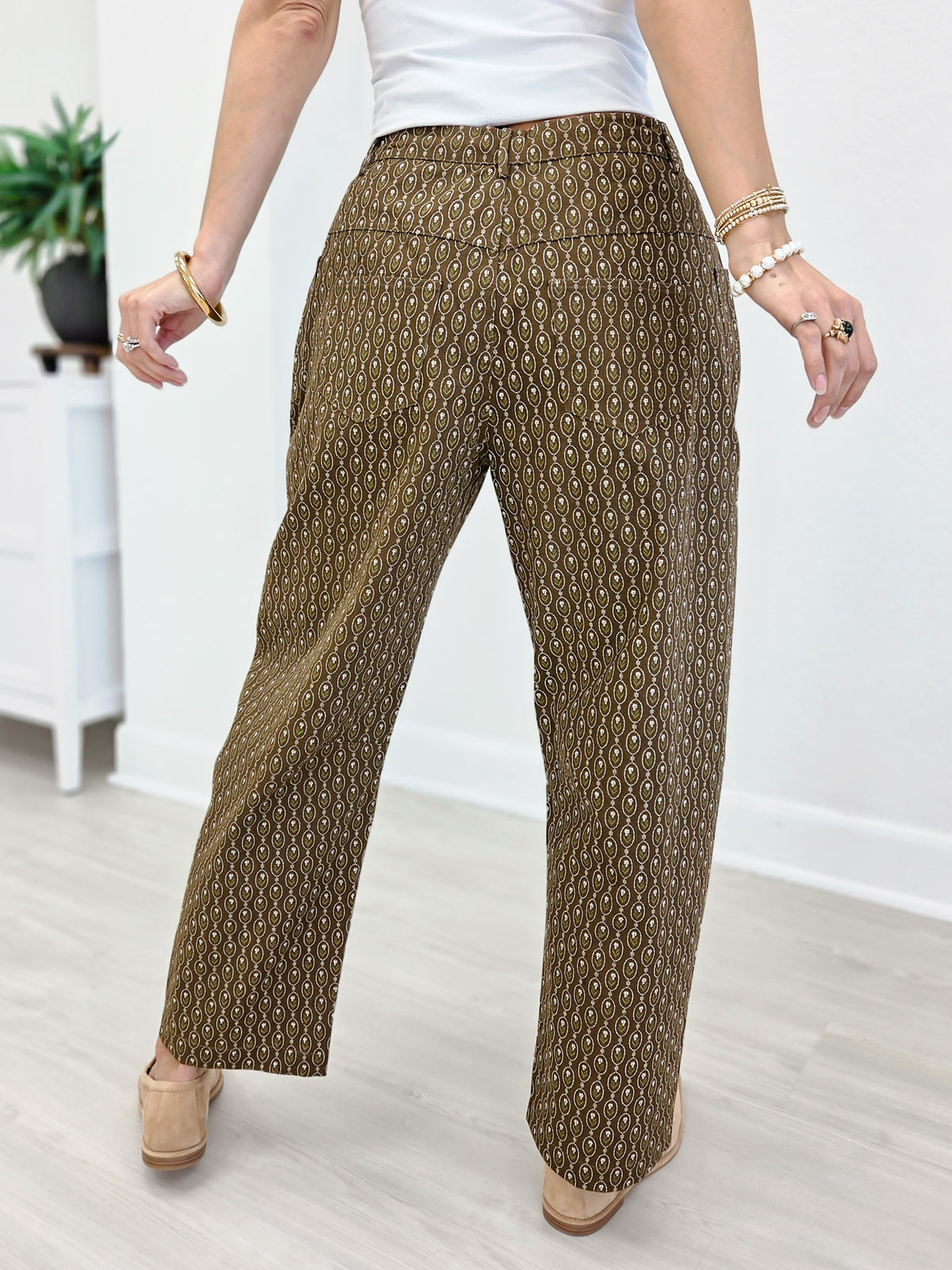 Medallion Print Pants
