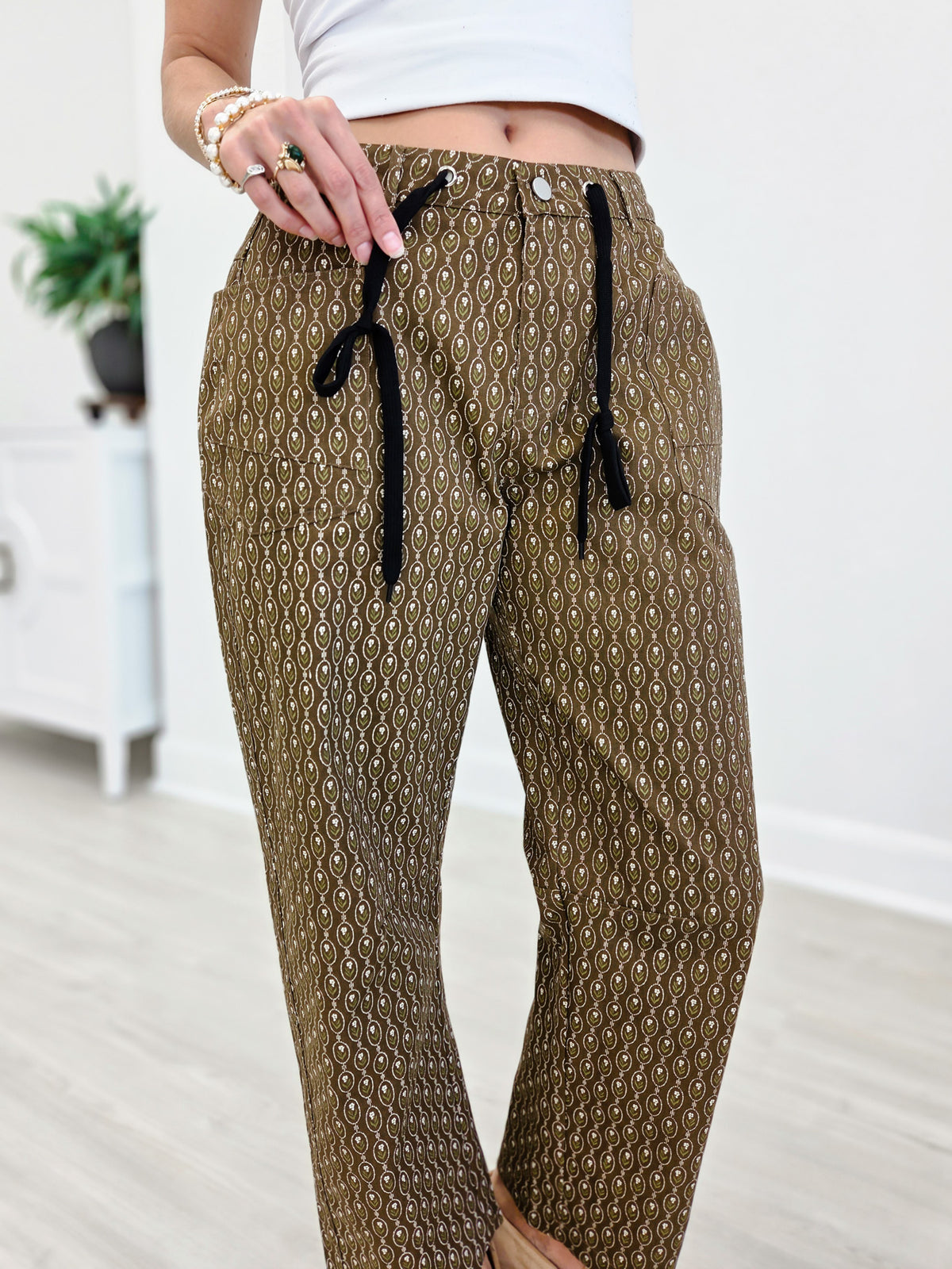Medallion Print Pants