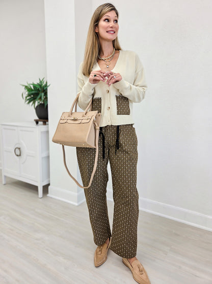 Medallion Print Pants
