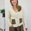 Patch Pocket Cropped Knit Cardigan