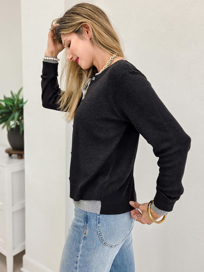 The Signature Layer Cardigan - Rich Neutrals Collection