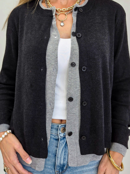 The Signature Layer Cardigan - Rich Neutrals Collection