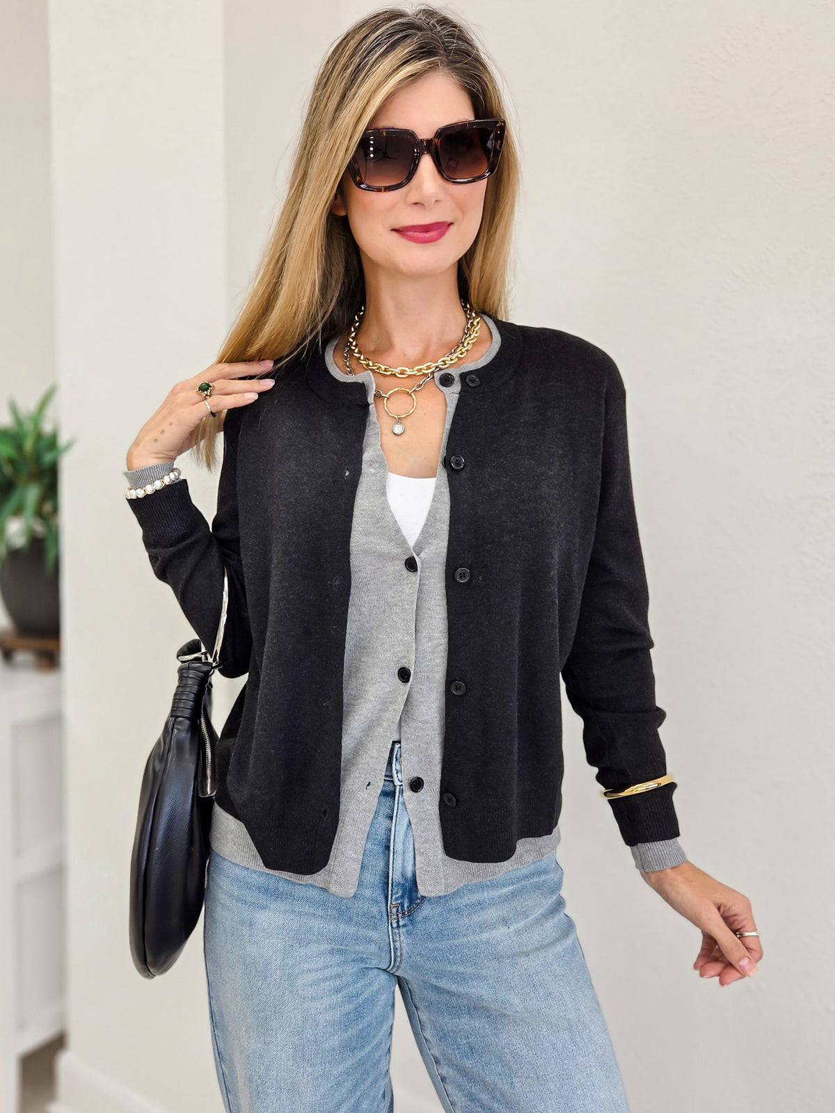 The Signature Layer Cardigan - Rich Neutrals Collection