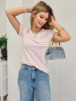 Pink/White Stripe