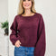 Long Sleeve Fuzzy Knit Pullover Sweater