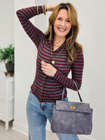 Burgundy Multi
