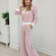 Striped Ribbed Pullover & Pants Set