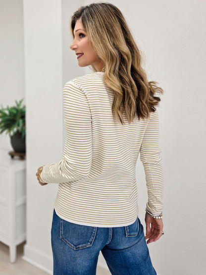 Basic Pinstriped Sweater