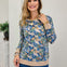 Raglan Hacci Floral Top