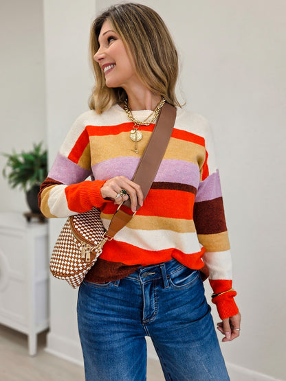 Multi Color Super Soft Pullover Sweater