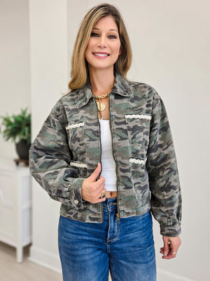 Adjustable Buckle Lightweight Zip-Front Closure Jackets