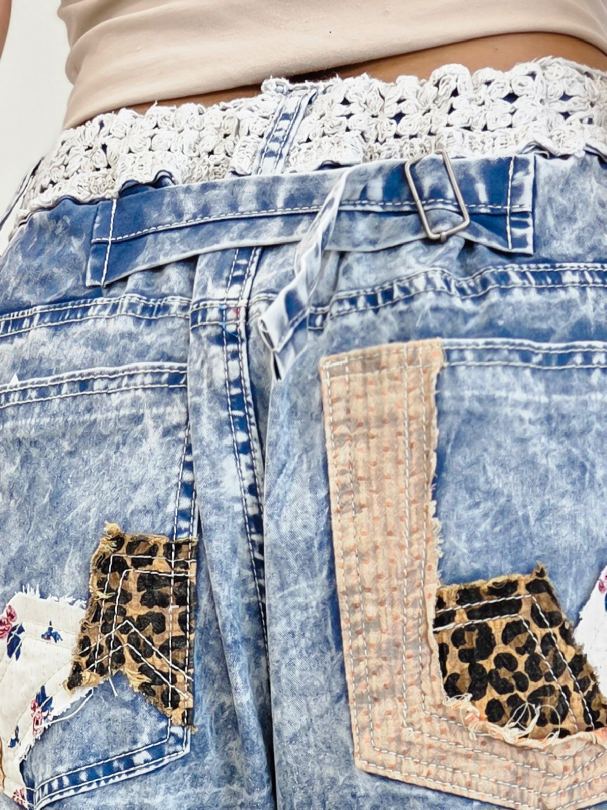 Handcrafted Vintage Patchwork Style Pant