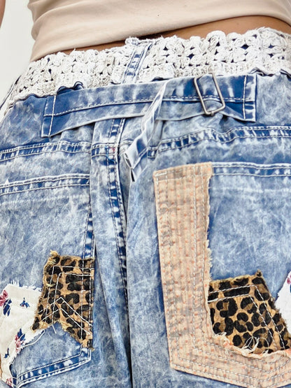 Handcrafted Vintage Patchwork Style Pant