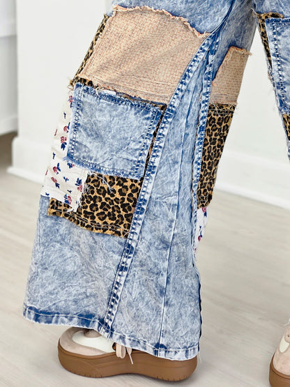 Handcrafted Vintage Patchwork Style Pant