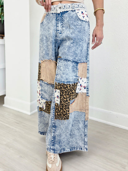 Handcrafted Vintage Patchwork Style Pant