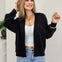 Balloon Sleeve Open Front Cardigan