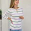 Textured Striped Sweater