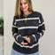 Static Stripe Pullover Sweater