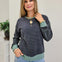 Super Soft Micro Brushed Stiped Sweatshirt