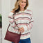 Honeycomb Multi Striped Sweater