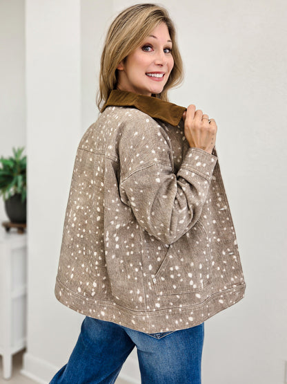 Western Style Animal Print Jacket