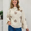 Cropped Christmas Inspired Cozy Chenille Sweater