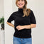 Short Sleeve Raglan Sweater
