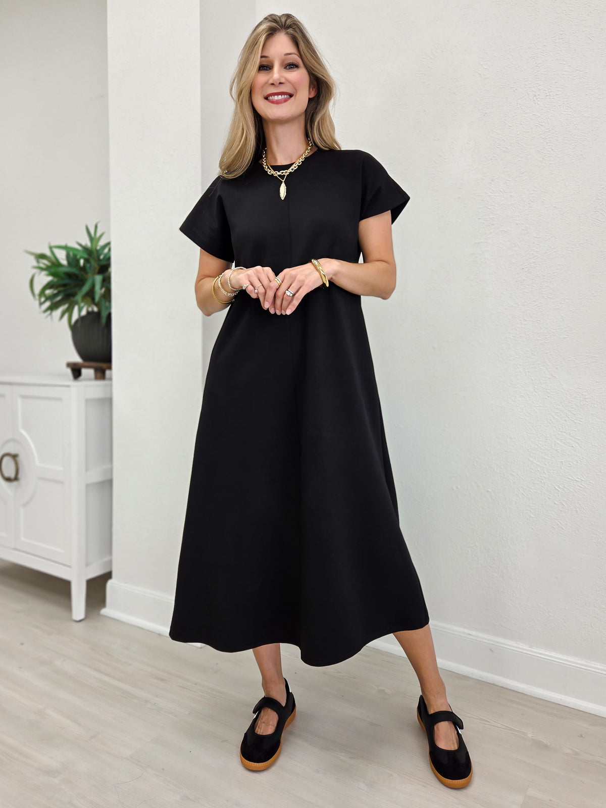 Lucienne Comfort Knit Maxi Dress