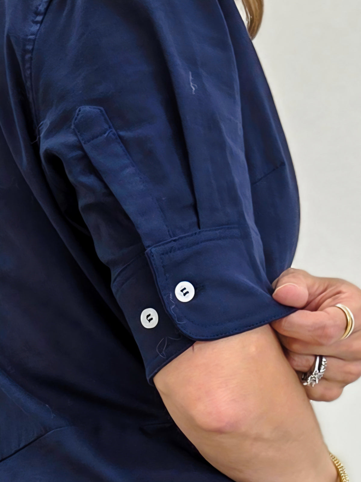 Elodie Cotton Shirt Dress With Front Tie Detail