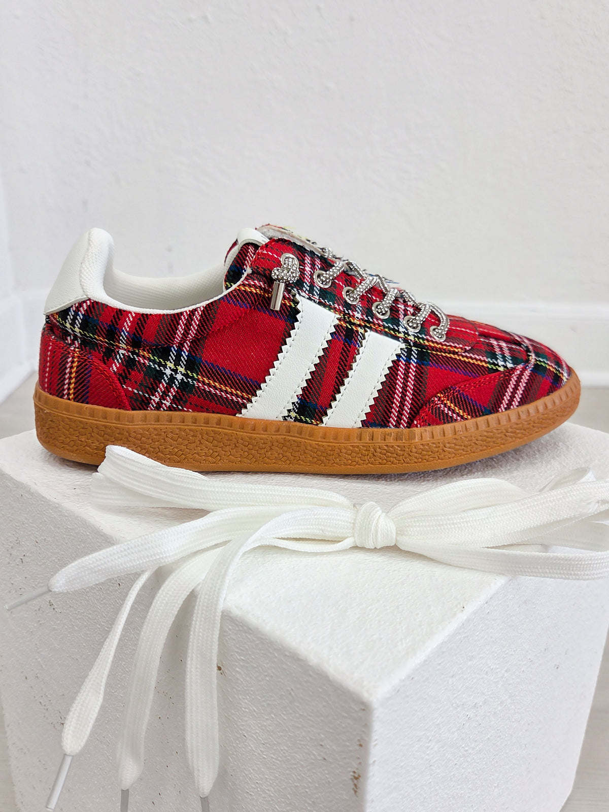 Corkys- Heads Up- Red Plaid- Tennis Shoe