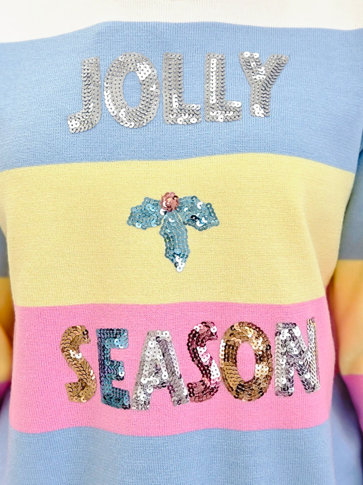 Sequin Jolly Season Sweater