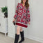 Lovely Floral Dress With Ruffle Detail