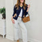 Pinstripe Casual Pants