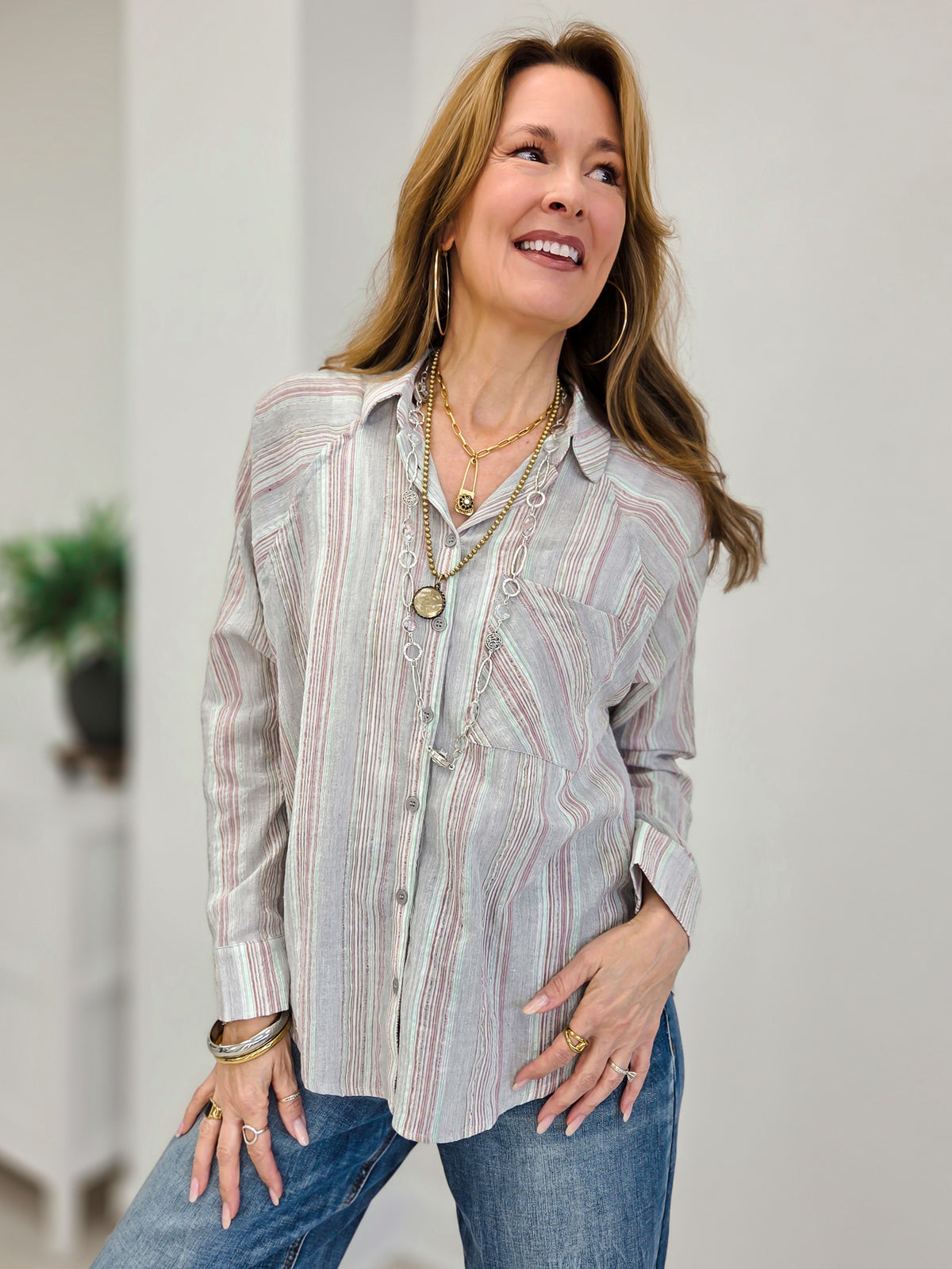 Cottage Cutie Button Down Top