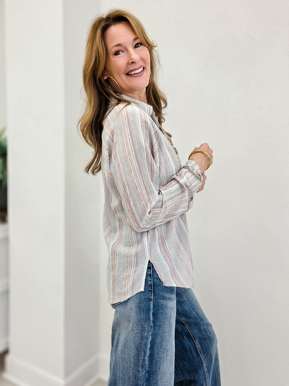 Cottage Cutie Button Down Top
